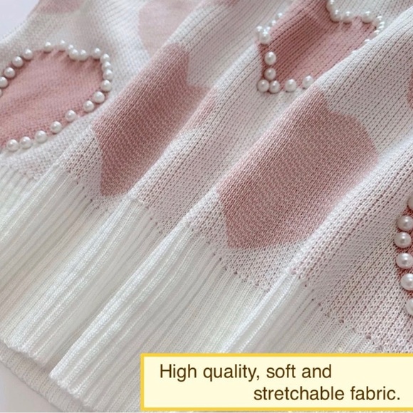 Heart top with pearls - Picture 5 of 5